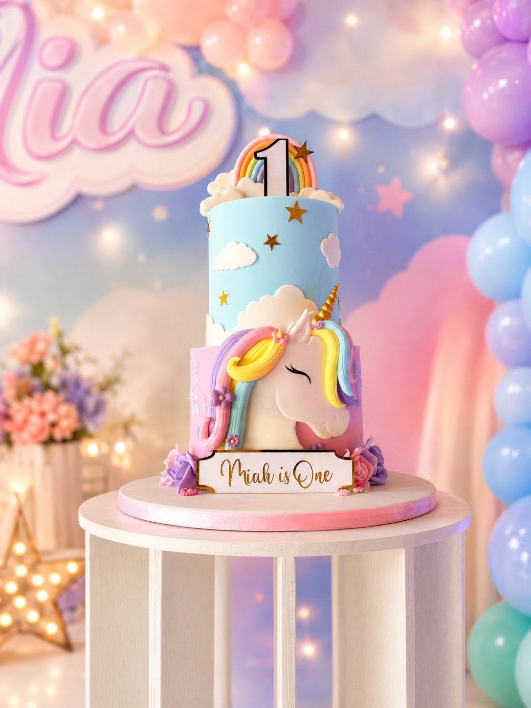 Unicorn First Birthday by Sweet Mischief JA
