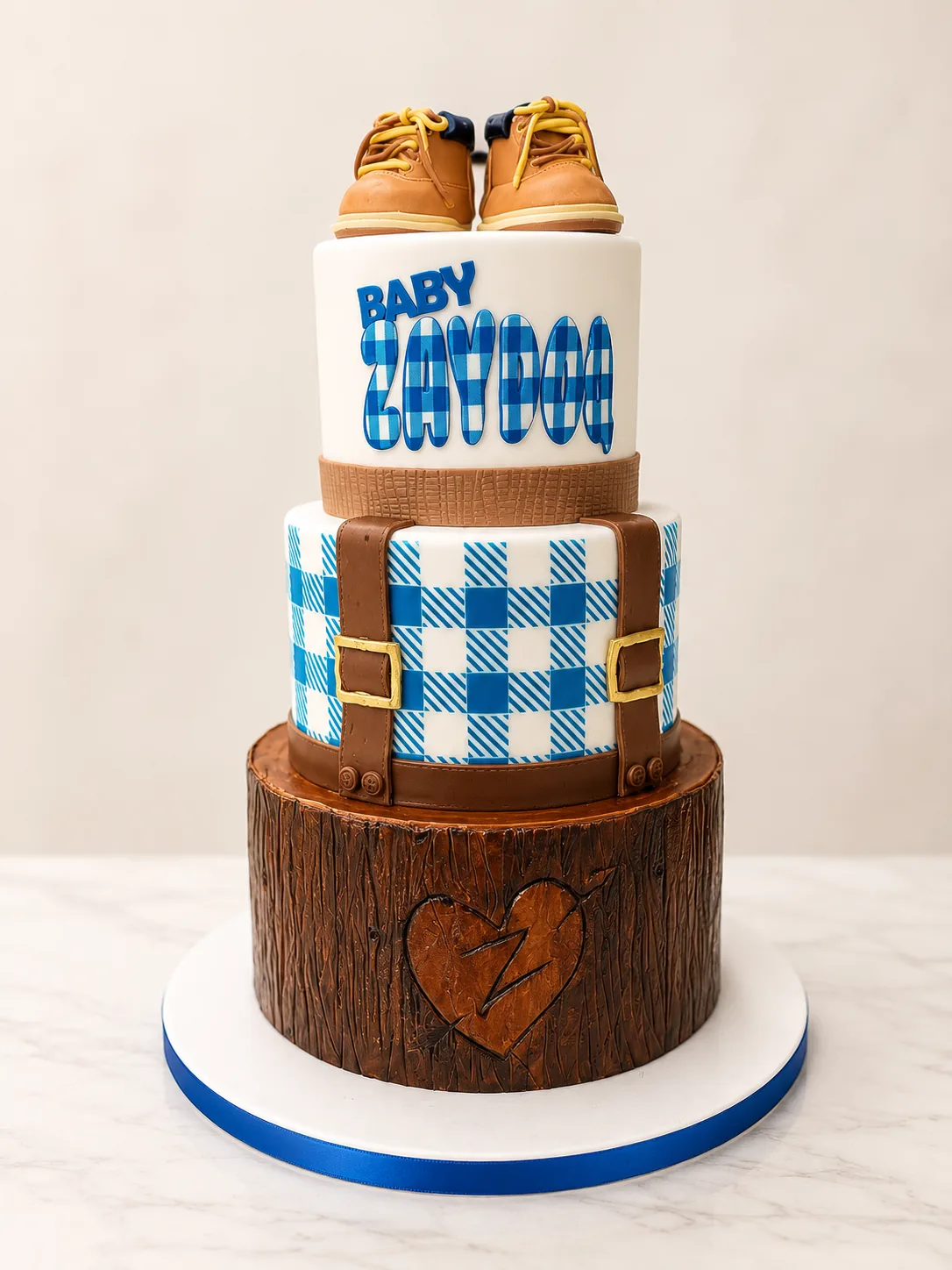 Baby Shower Denim Cake by Sweet Mischief JA in Kingston, Jamaica
