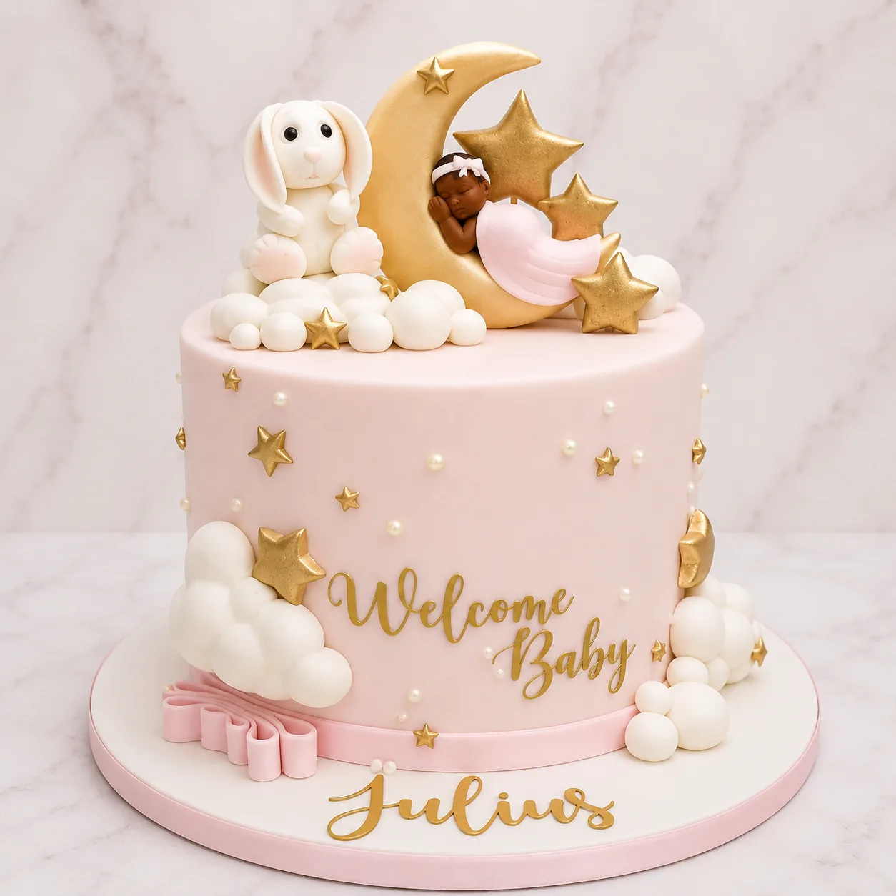 Welcome Baby Moon Cake by Sweet Mischief JA in Kingston, Jamaica