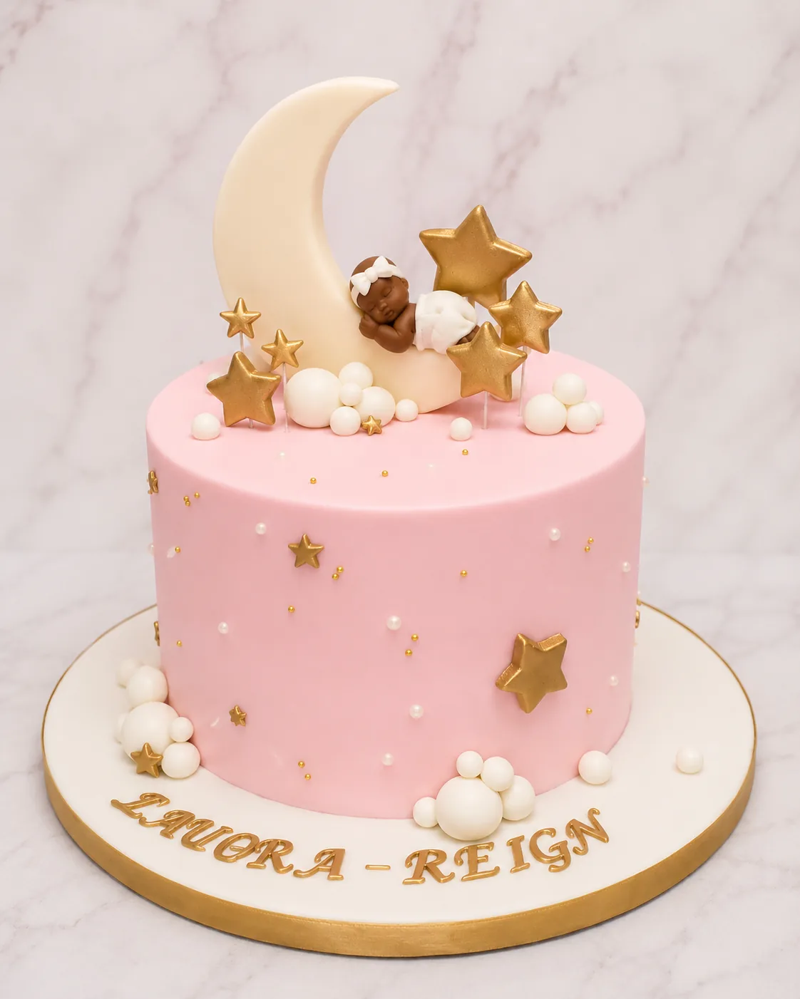 Moon & Stars Baby Cake by Sweet Mischief JA in Kingston, Jamaica