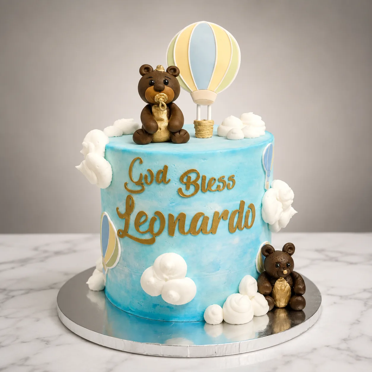 Teddy Bear Christening Cake by Sweet Mischief JA in Kingston, Jamaica