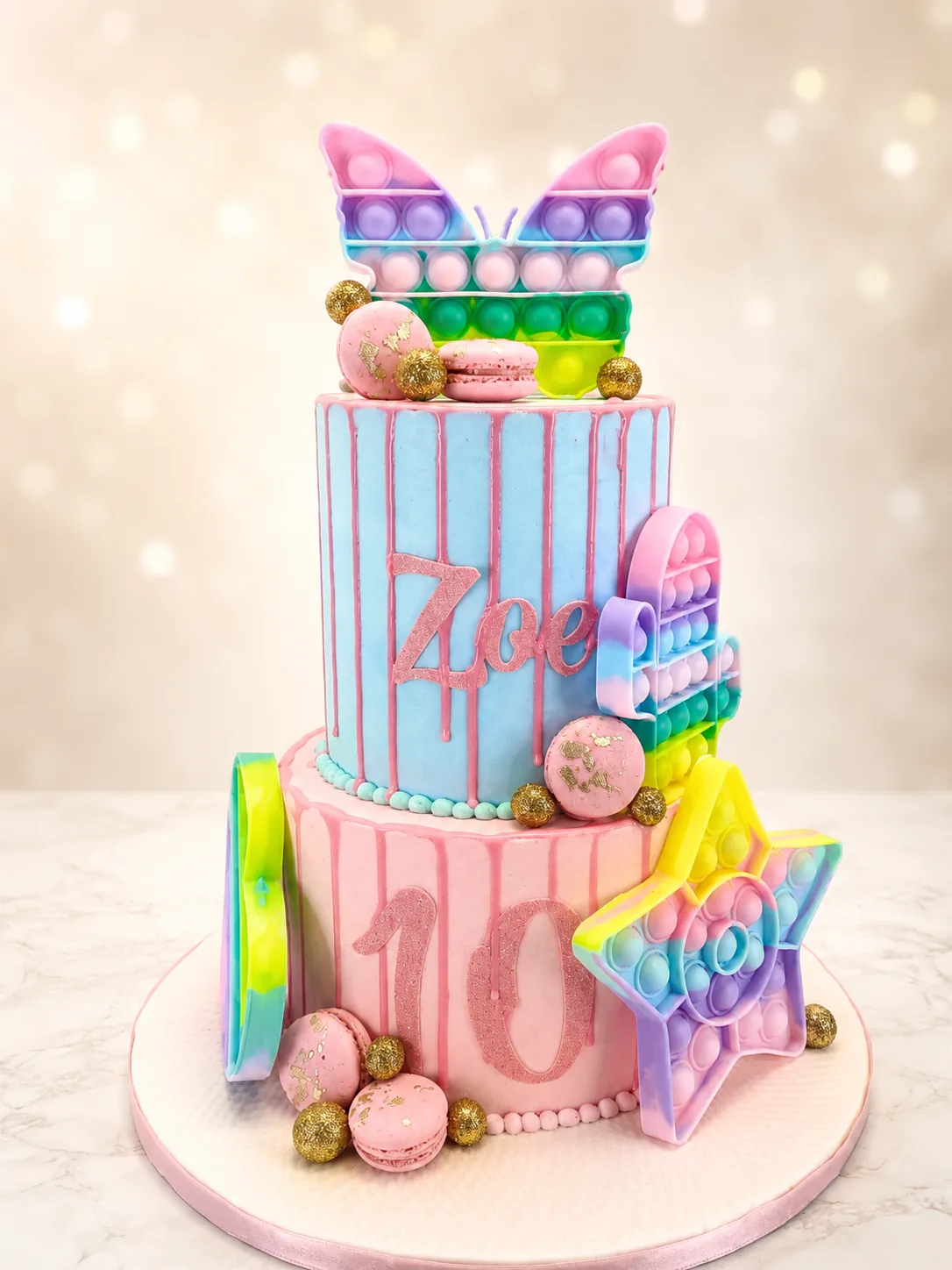 Pastel Treats Birthday Cake by Sweet Mischief JA in Kingston, Jamaica