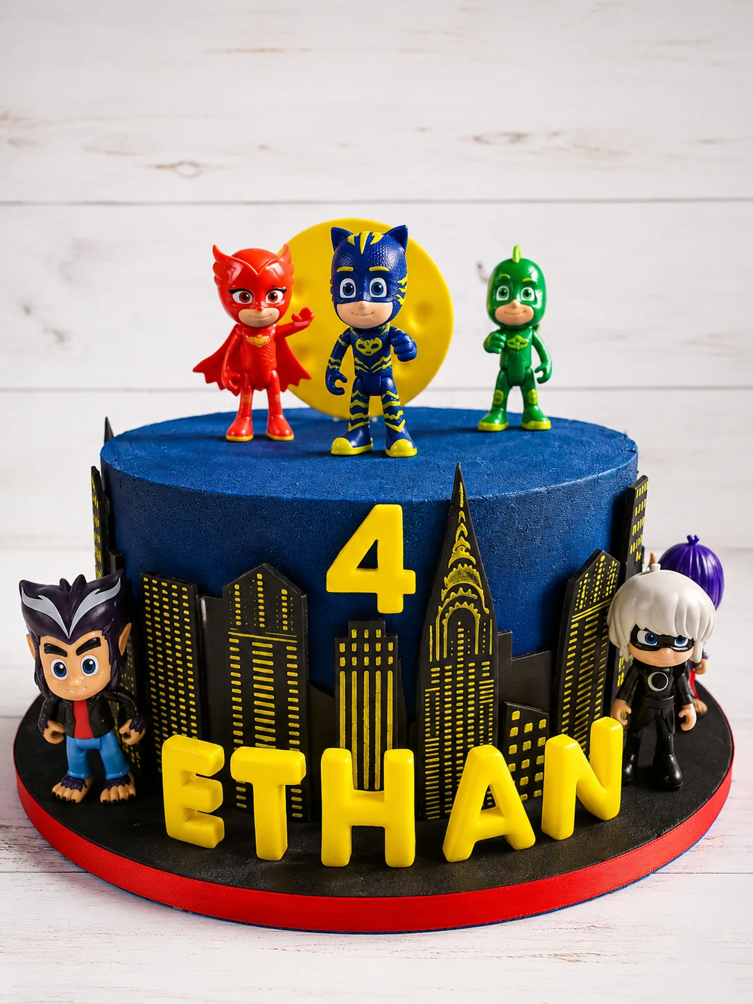 Superhero City Birthday Cake by Sweet Mischief JA in Kingston, Jamaica