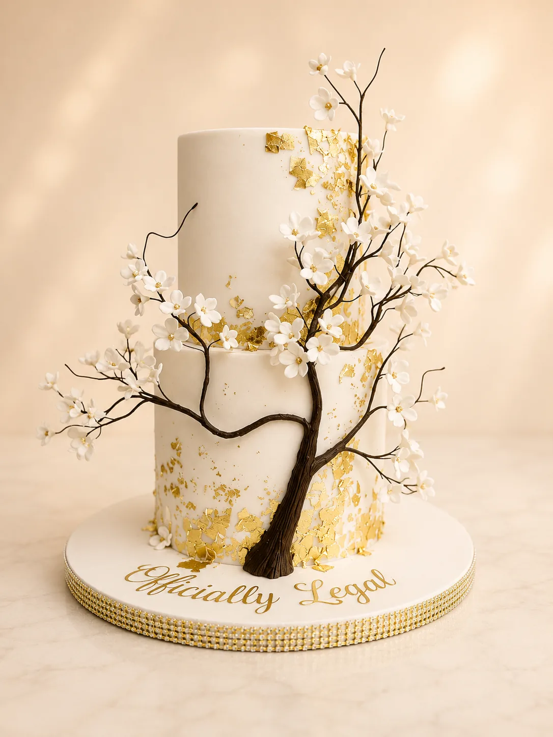 Botanical Branch Birthday Cake by Sweet Mischief JA in Kingston, Jamaica