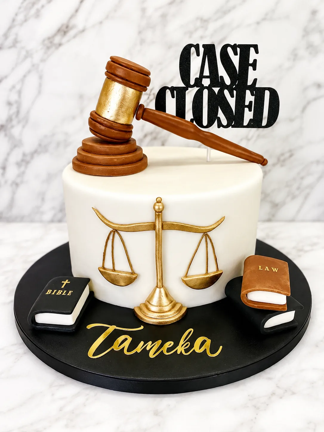 Legal Profession Celebration Cake by Sweet Mischief JA in Kingston, Jamaica