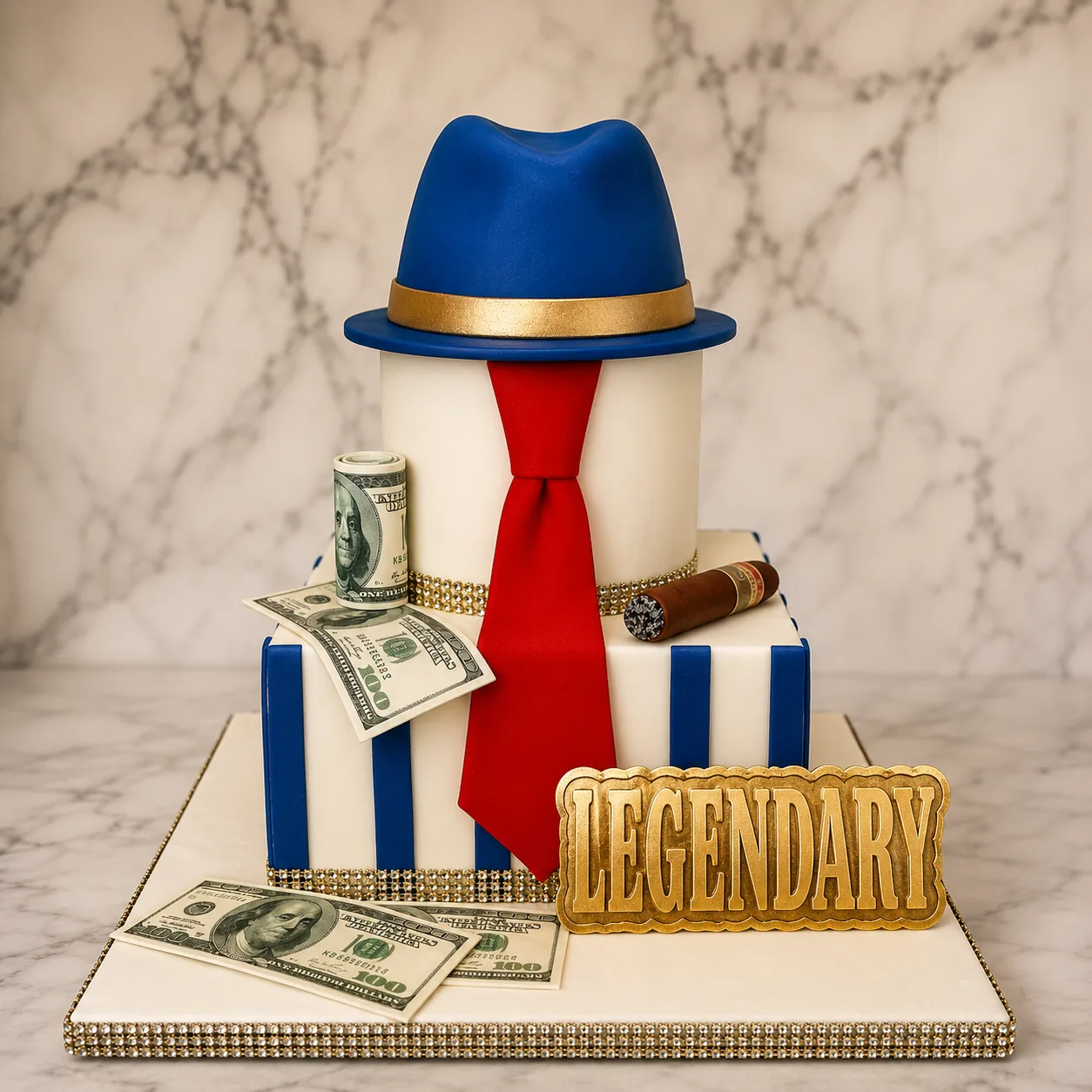 Gentleman’s Fedora Birthday Cake by Sweet Mischief JA in Kingston, Jamaica