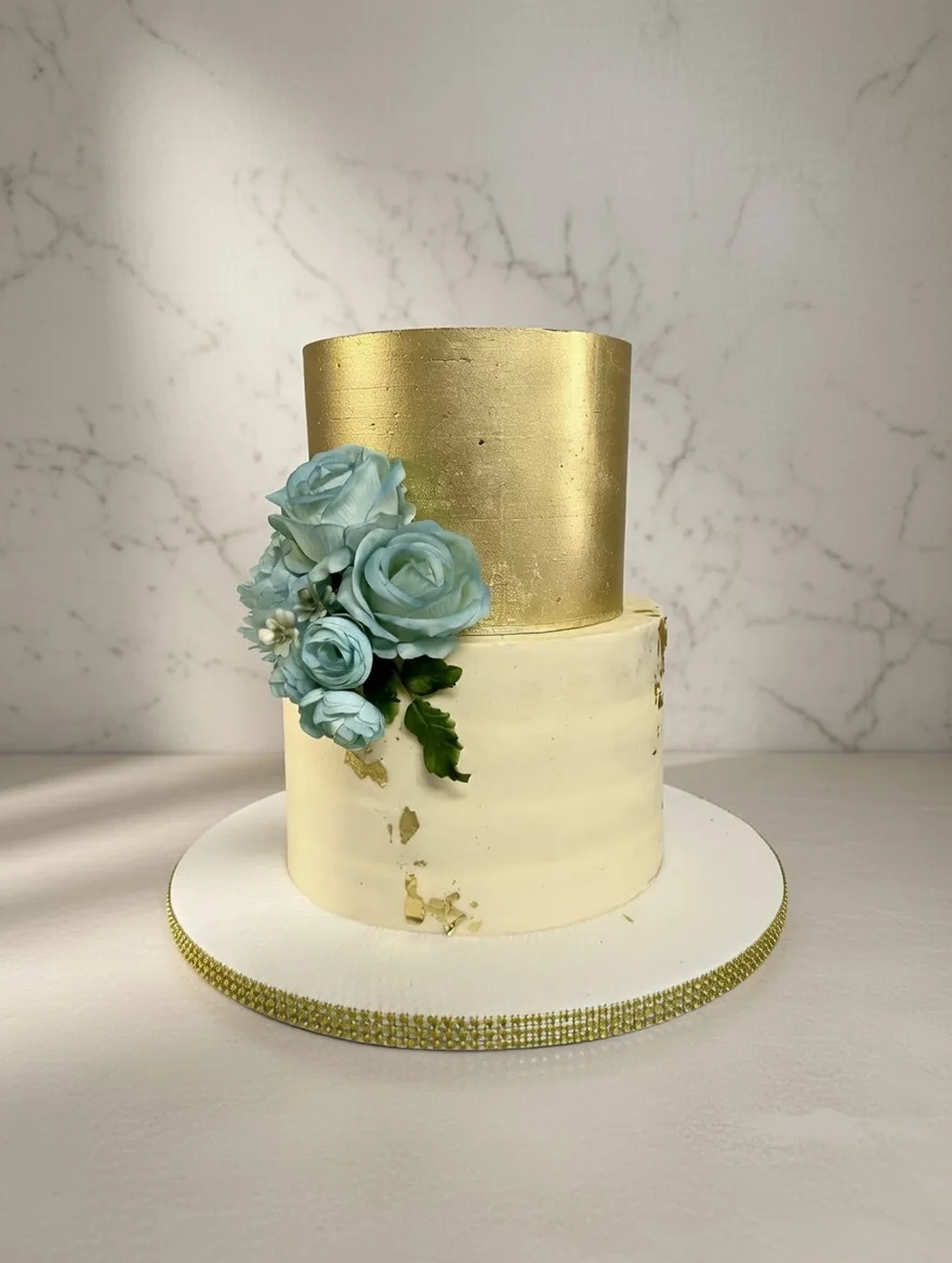 Luxury wedding cake in Jamaica by Sweet Mischief JA, design 4
