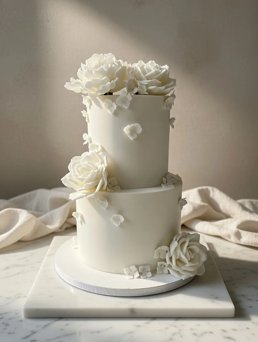 Luxury wedding cake in Jamaica by Sweet Mischief JA, design 5