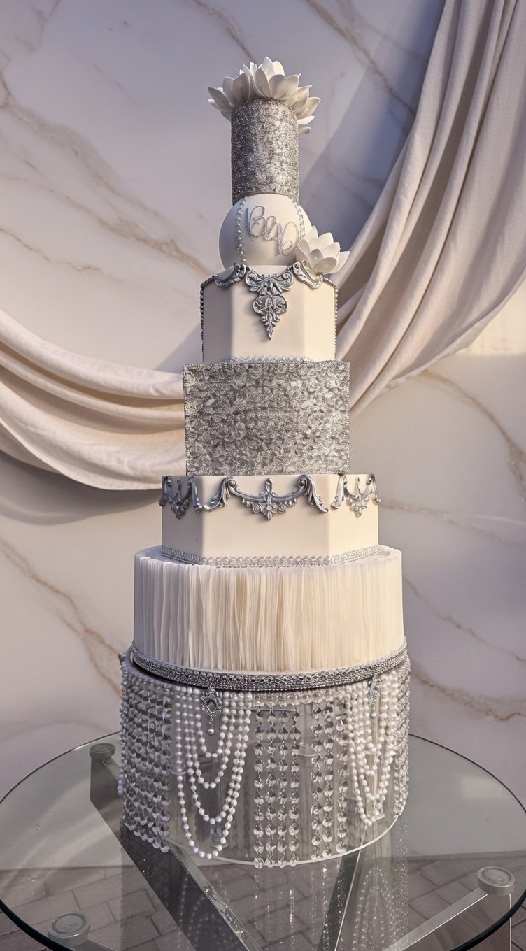 Wedding Cake Design by Sweet Mischief JA