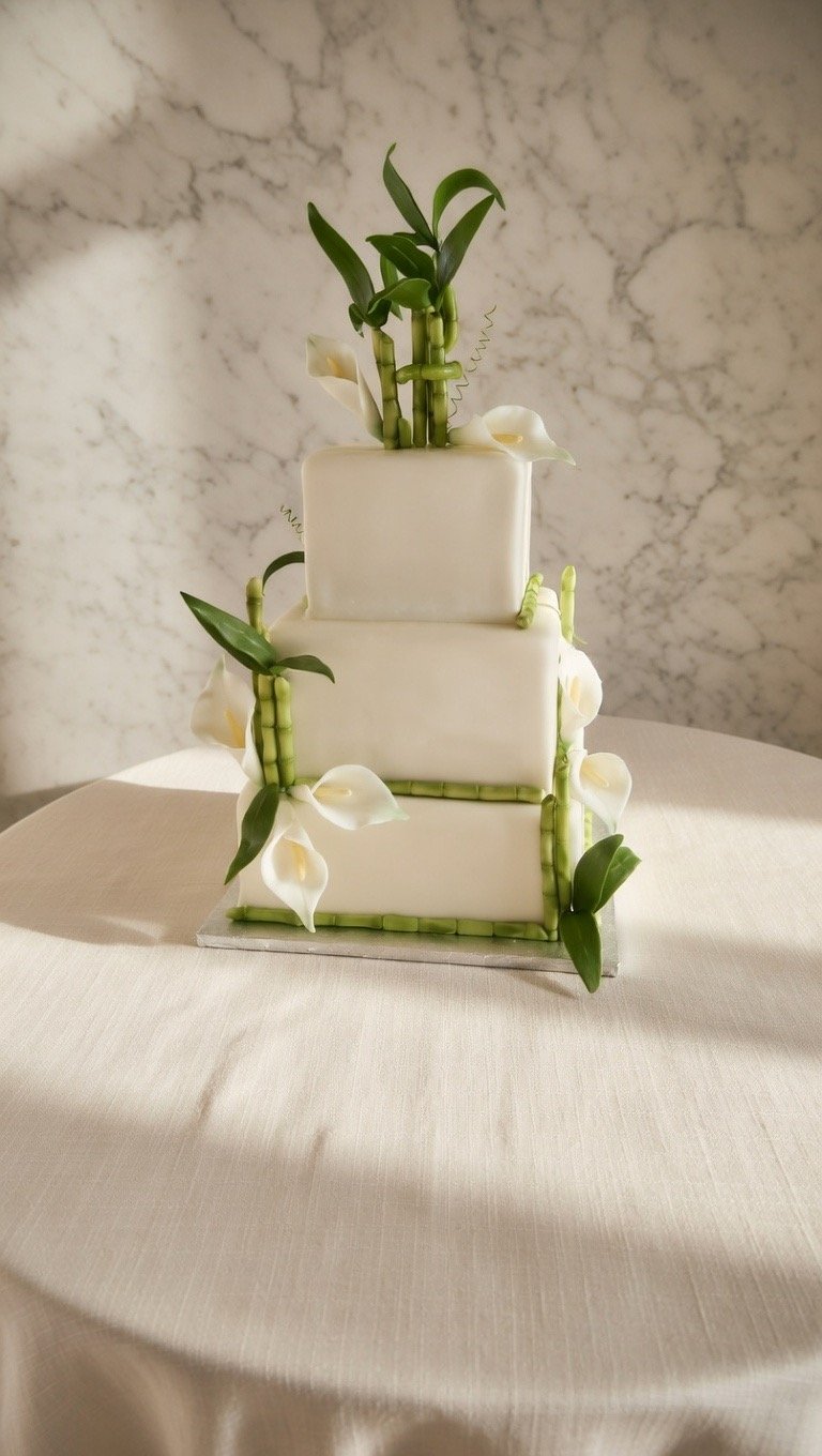Wedding Cake Design by Sweet Mischief JA
