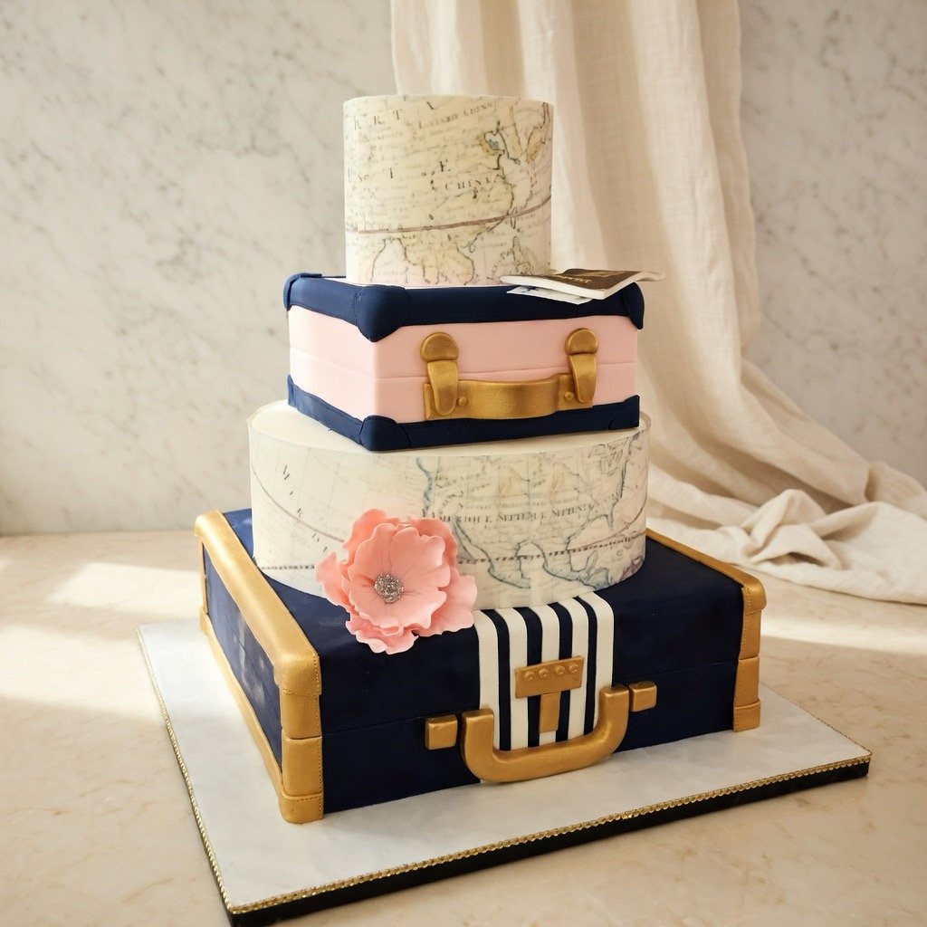Wedding Cake Design by Sweet Mischief JA