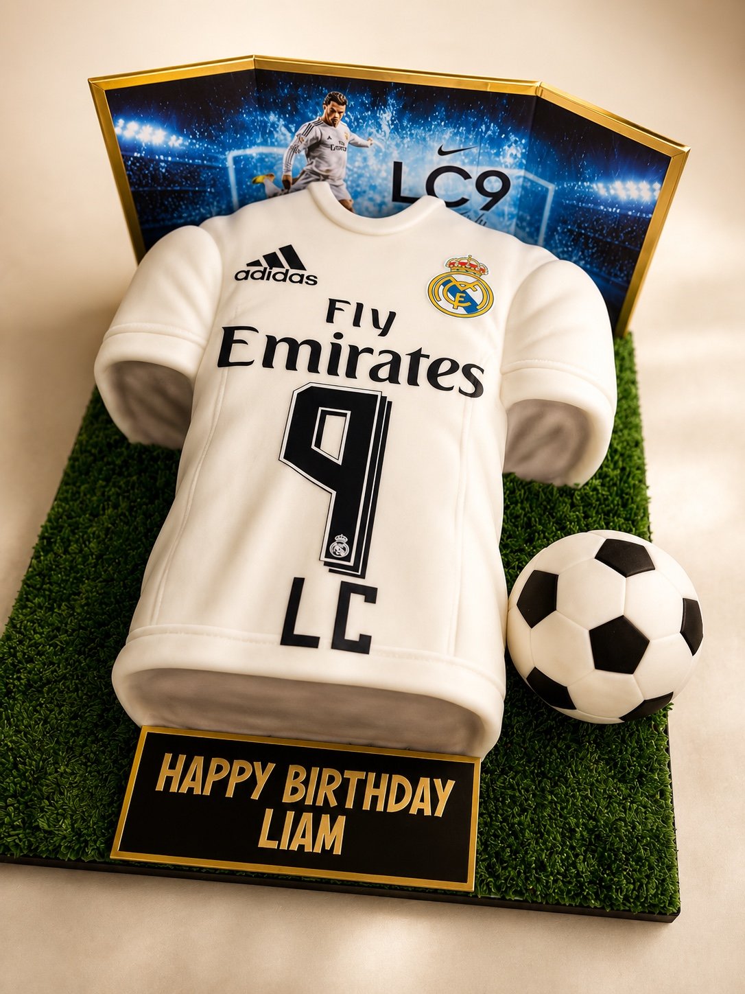 Real Madrid Jersey Cake by Sweet Mischief JA