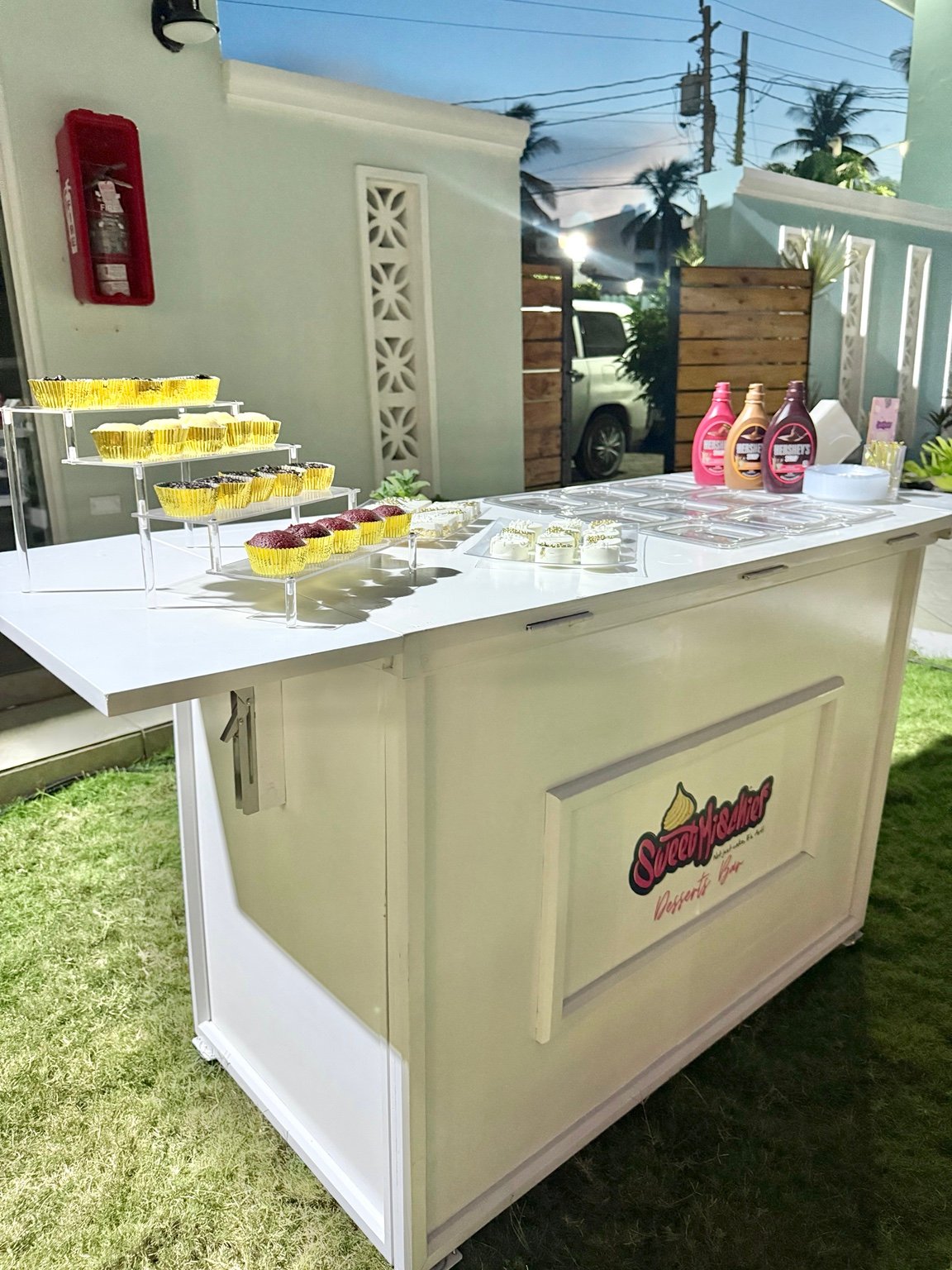 Sweet Mischief Dessert Cart experience for events in Jamaica